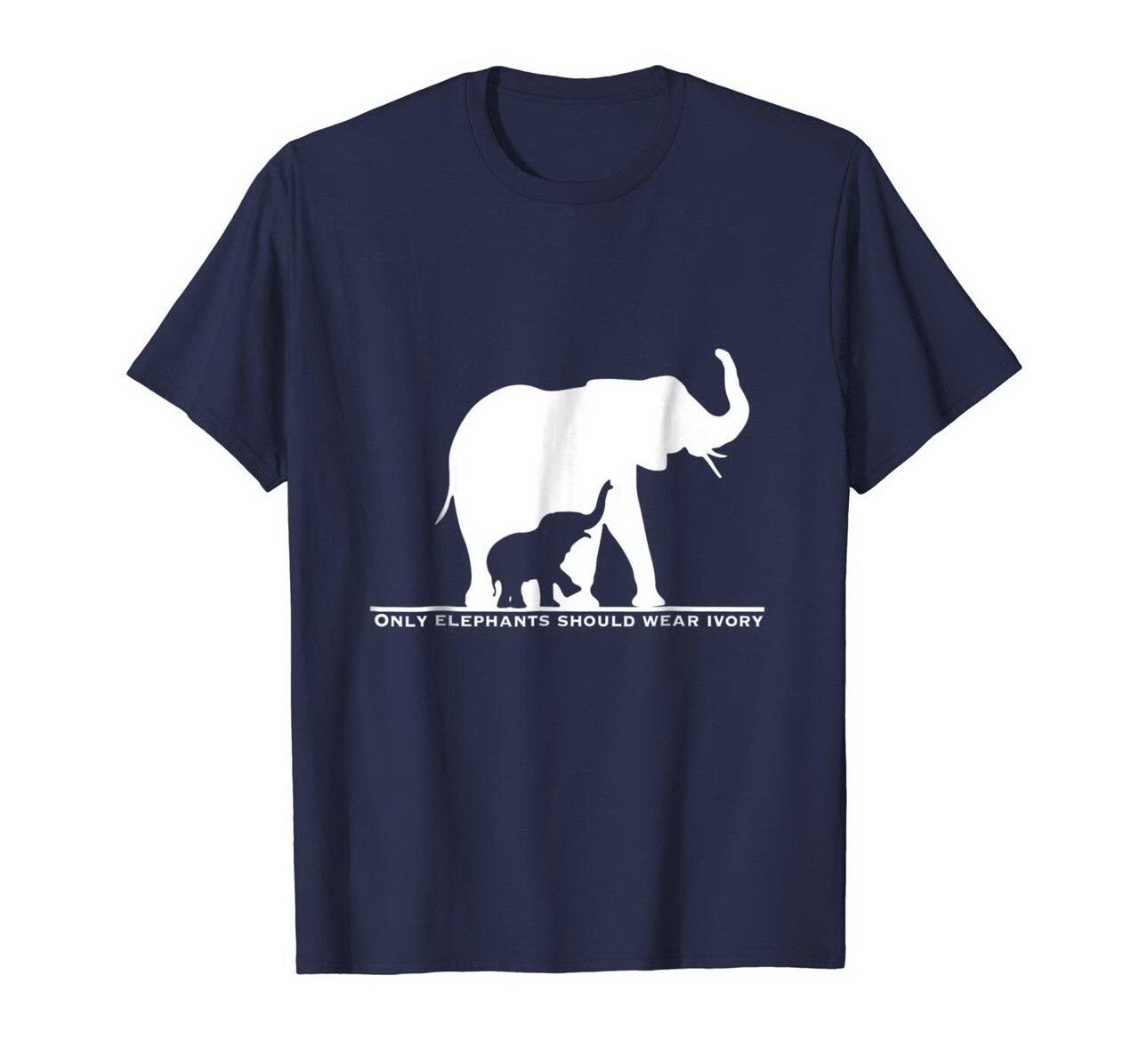 Only Elephants Should Wear Ivory Anti Poaching Tshirt New