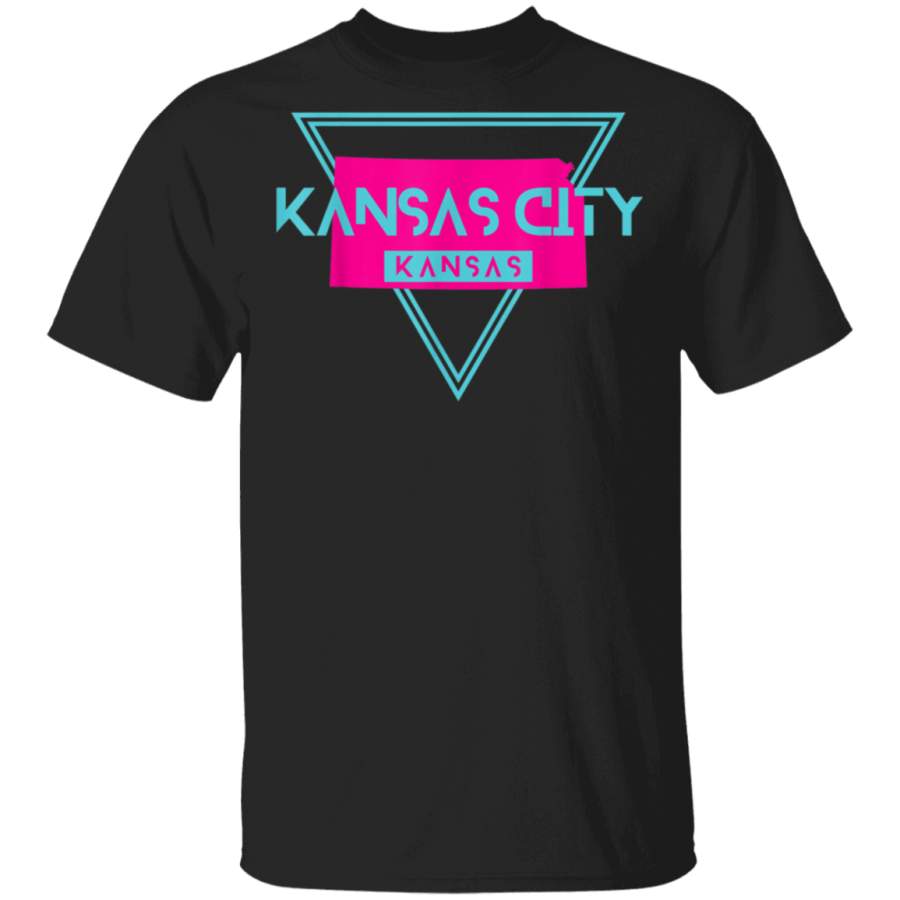 Kansas City Kansas Souvenirs Vintage Triangle KS TShirt