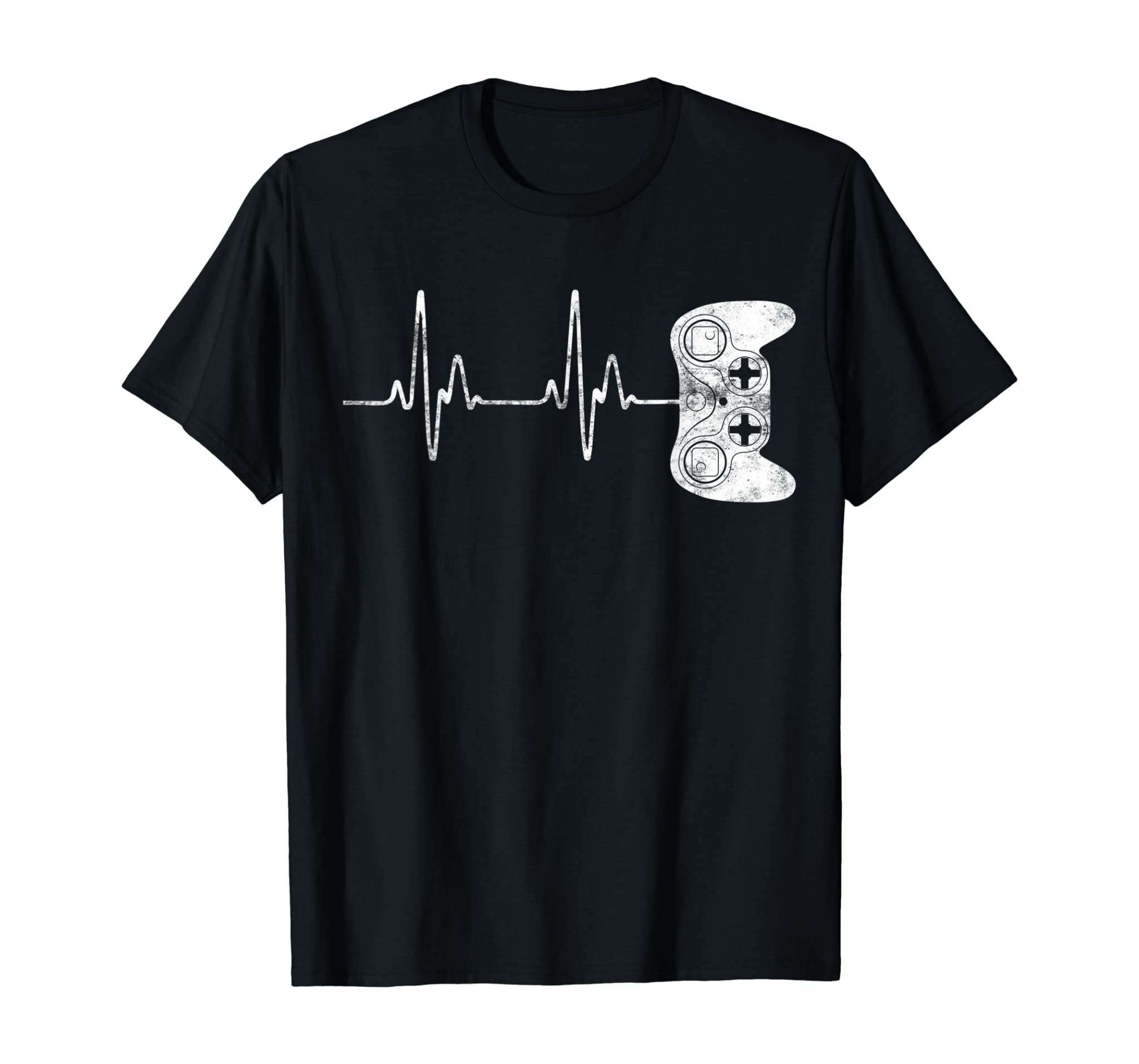 Gamer Heartbeat T-Shirt Video Game Lover Gift Shirt T-Shirt