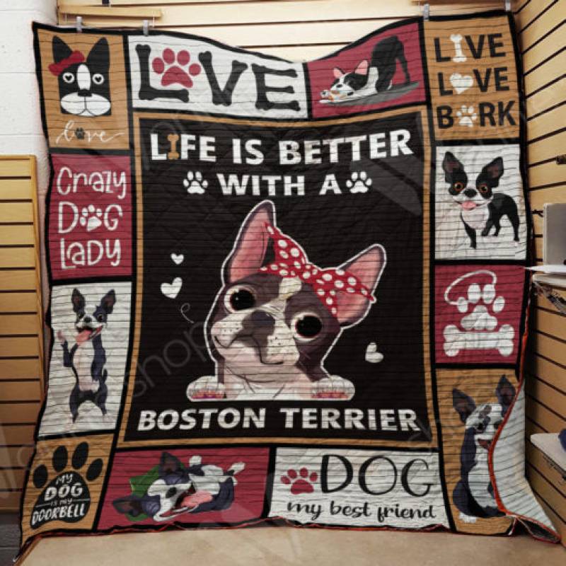 Boston Terrier Dog Blanket AU0602 85O47