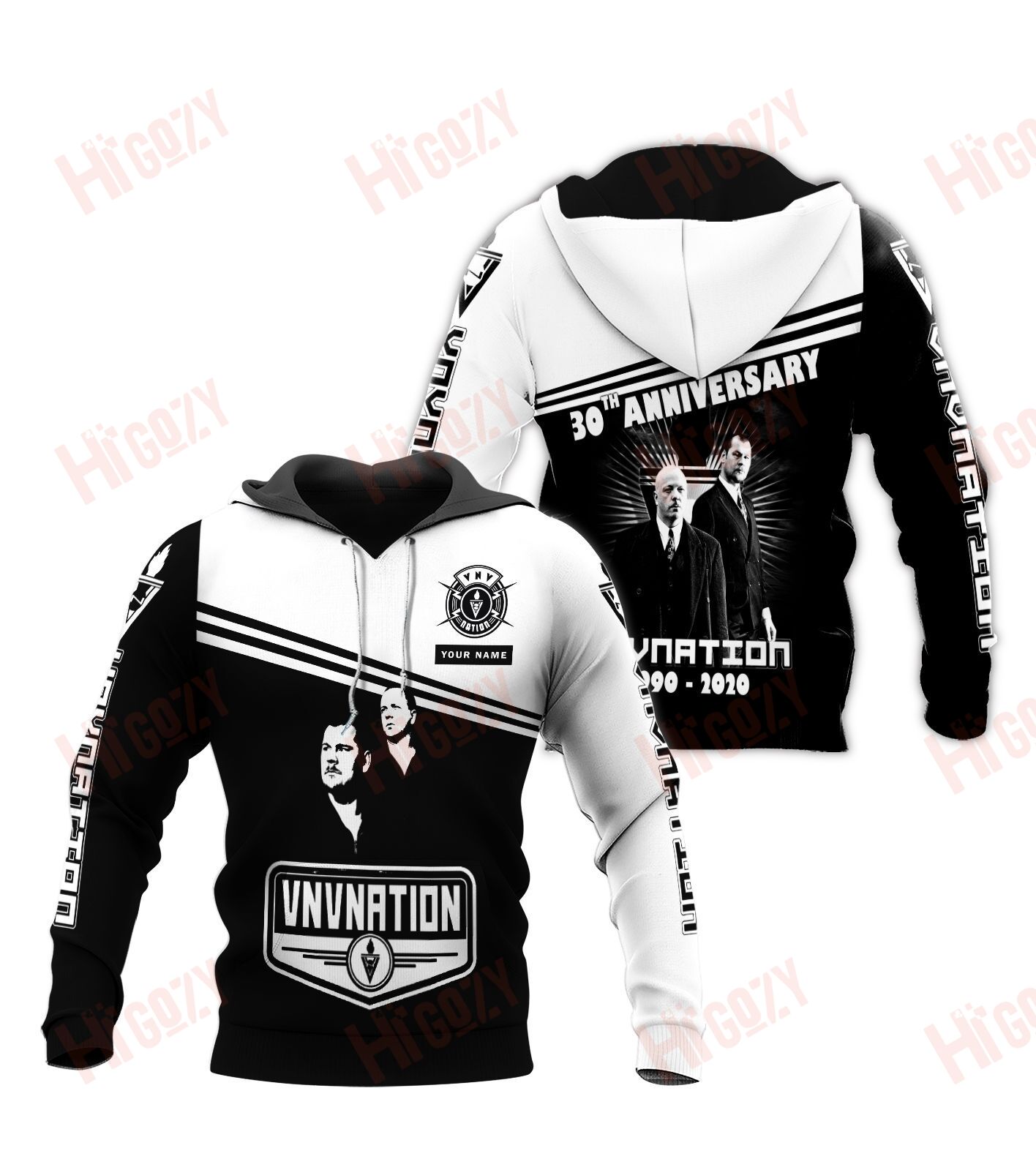 Vnv Nation 3D Hoodies Clothing Store Zip Hoodie Cool Hoodies, Hoodies For Women/ For Men – Nh462