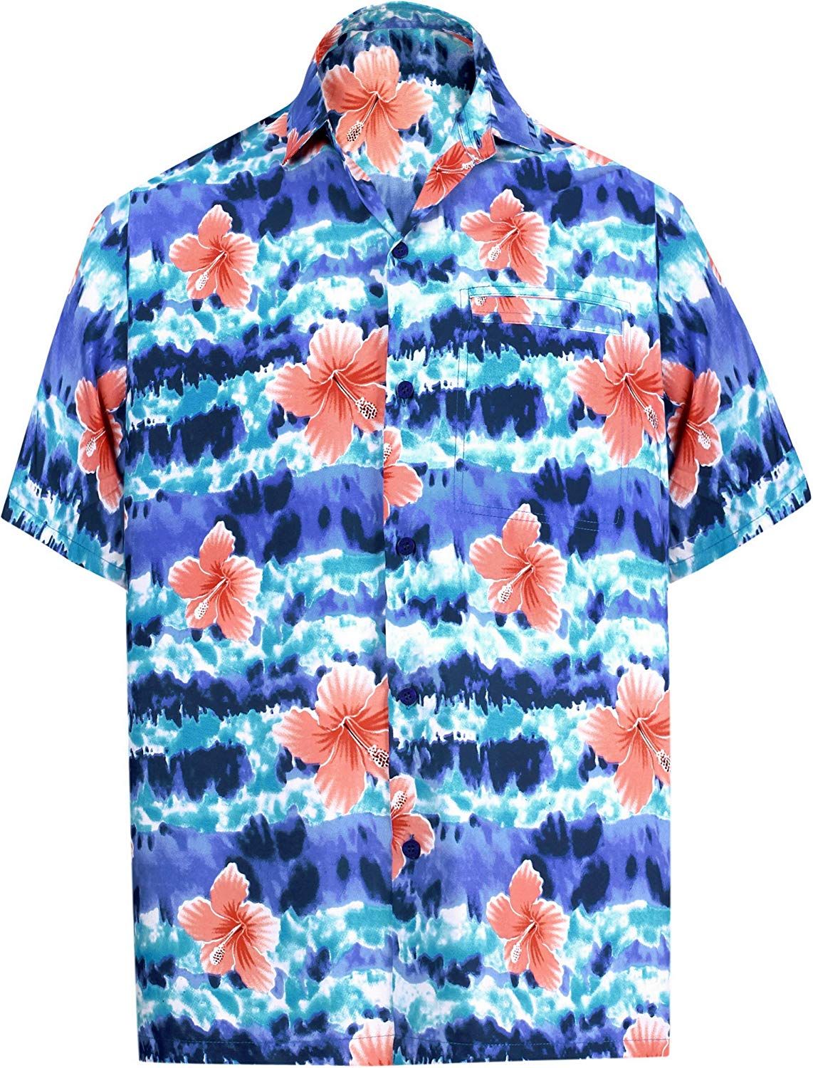 Floral Blue Nice Design Hawaii Shirt Ha97440