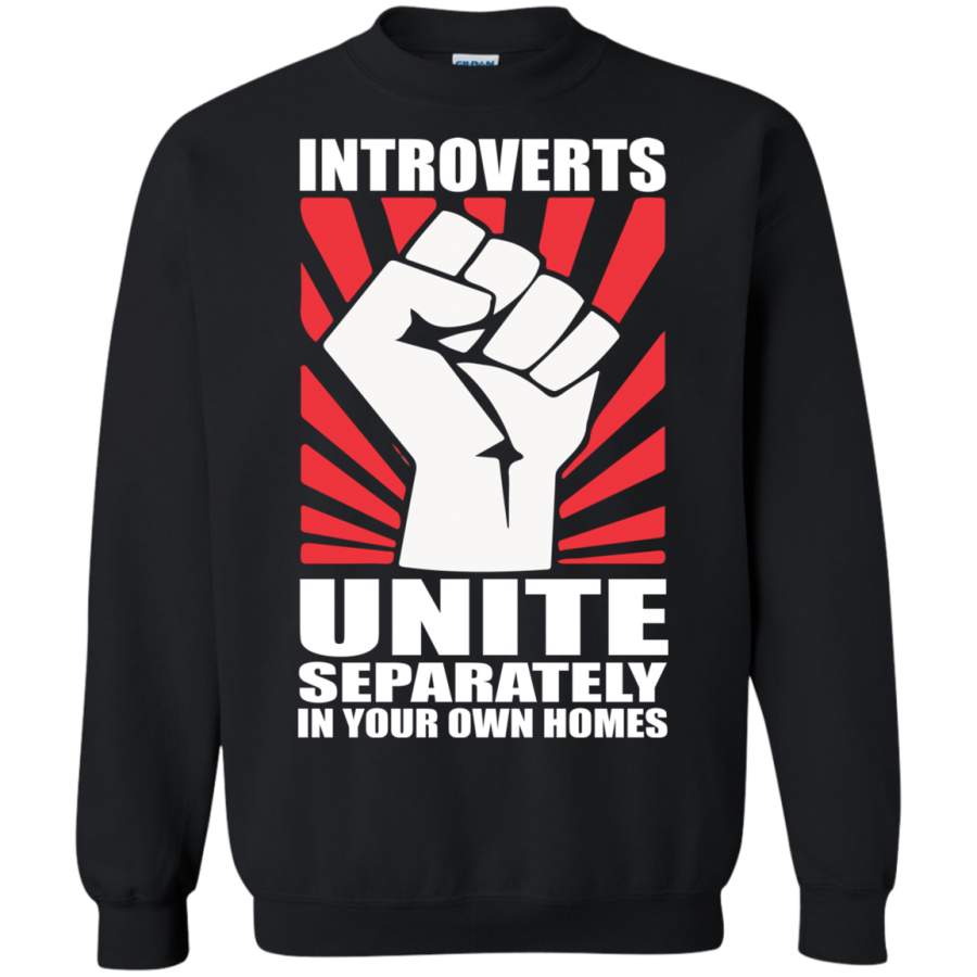 AGR Introverts Unite Separately In Your Own Homes Sweatshirt