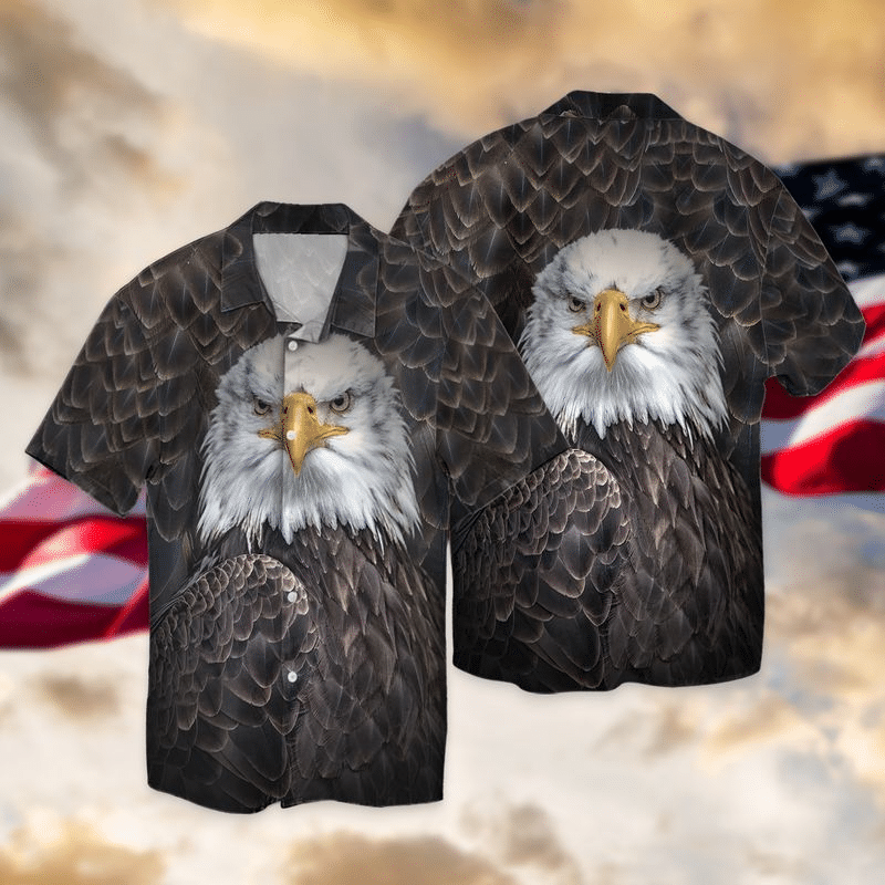 Eagle Gift For Men And Women Graphic Print Short Sleeve Hawaii Casual Shirt Ha69924