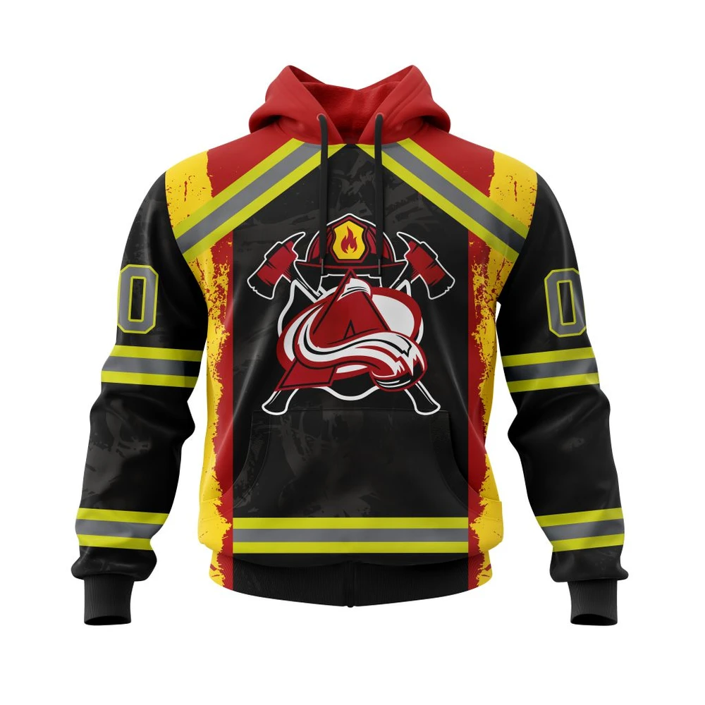 Hoodie Colorado Avalanche, Honnor Firefighter V0322 Qtnhl080524A3841Hd