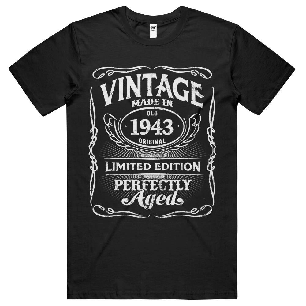 Vintage Premium Made In 1943 Classic 78Th Birthday T Shirts