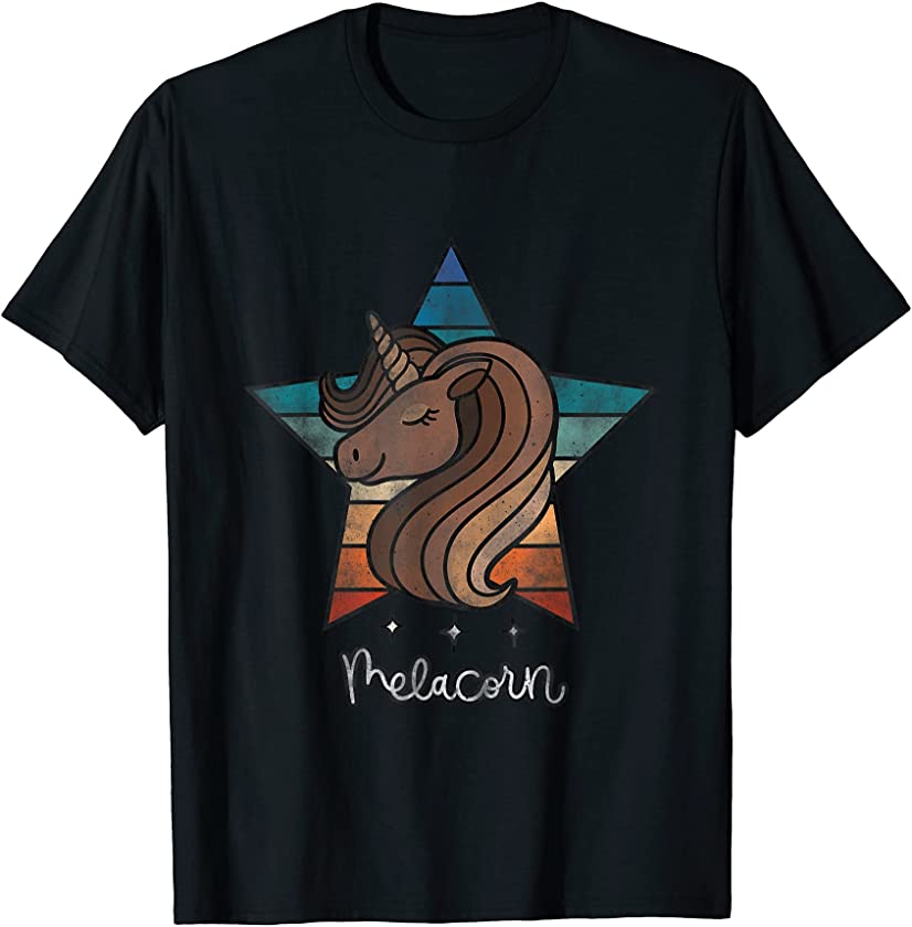 Melanin Unicorn Girls Shirt, Black Queen Tshirt, Melanin T-Shirt