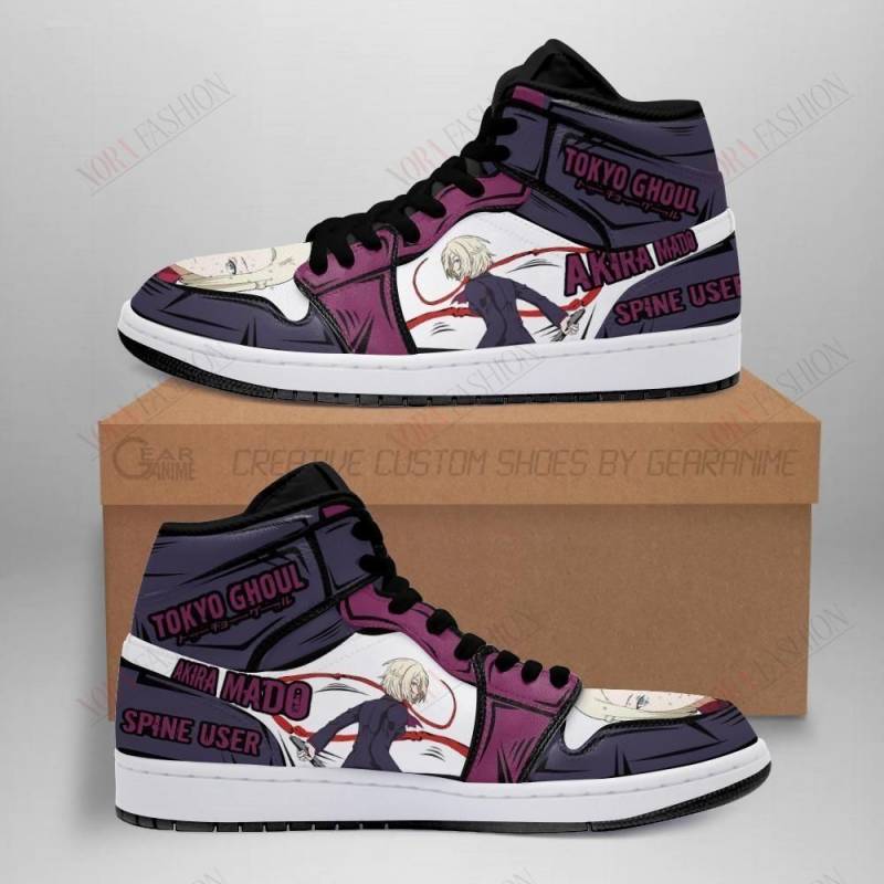 Akira Mado Shoes Boots Custom Tokyo Ghoul Sneakers Anime MN05