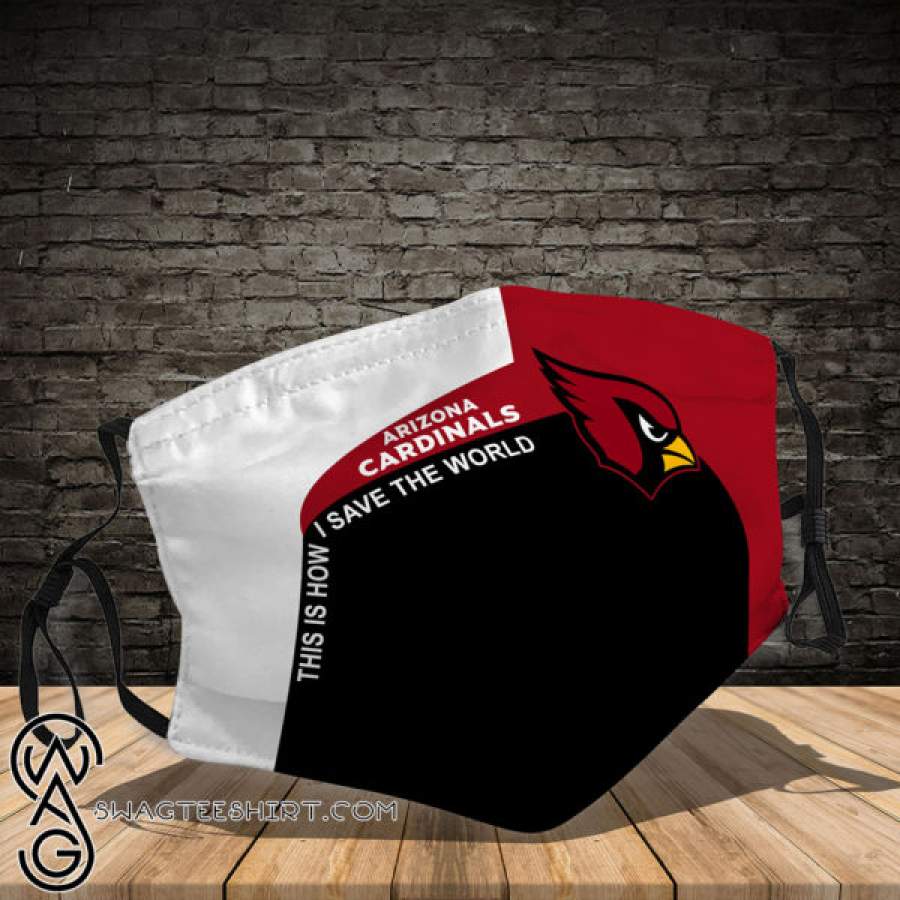 Arizona cardinals all over printed face mask – maria