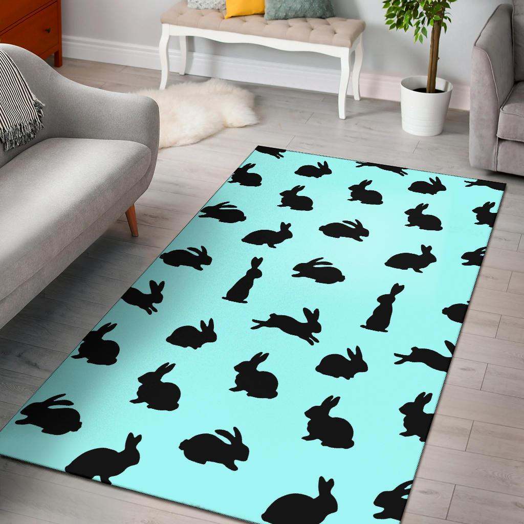 Rabbit Pattern Print Design Rug Rcdd81F43452