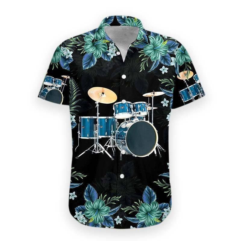 Gearhumans Drum Hawaiian Shirt Ha73483