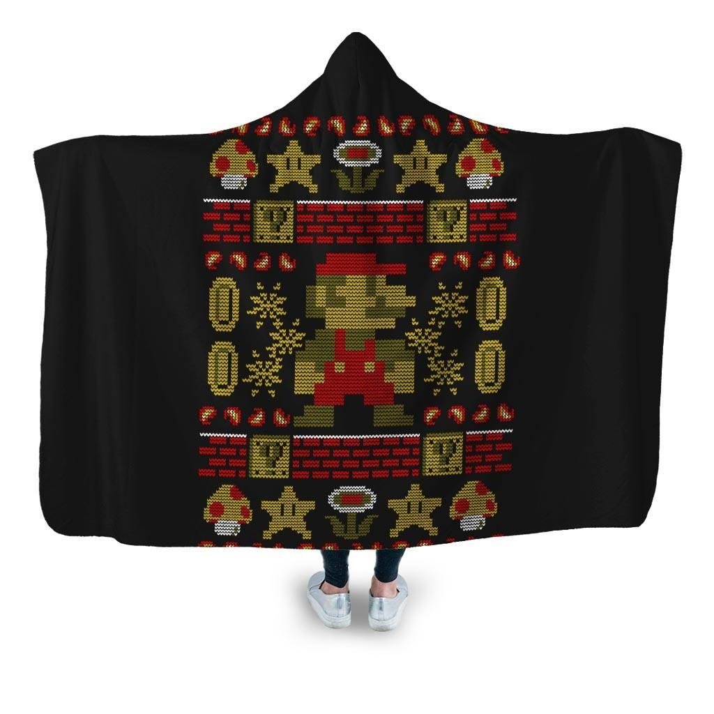 Super Ugly Sweater Hooded Blanket