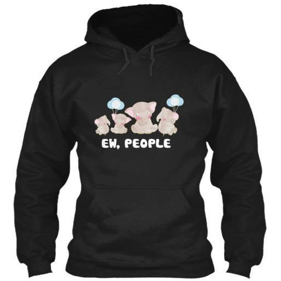 Ew People Elephant Gildan Hoodie Sweatshirt