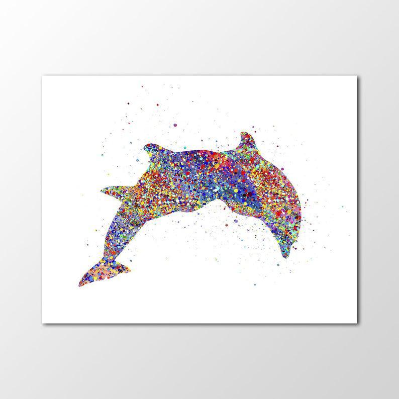 Dolphin Art Poster