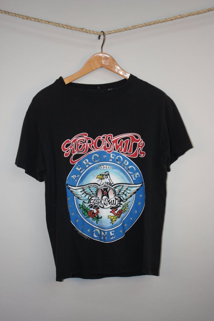 Aerosmith Aero Force Pump Tour 1989 Shirt