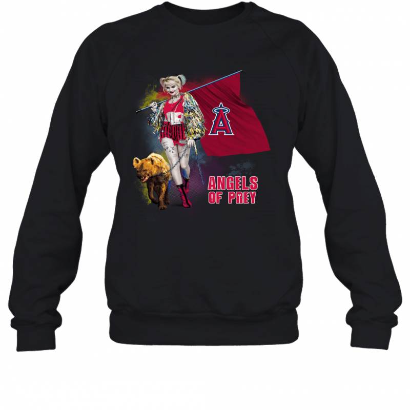 Harley Quinn flag Los Angeles Angels Of Prey Sweatshirt