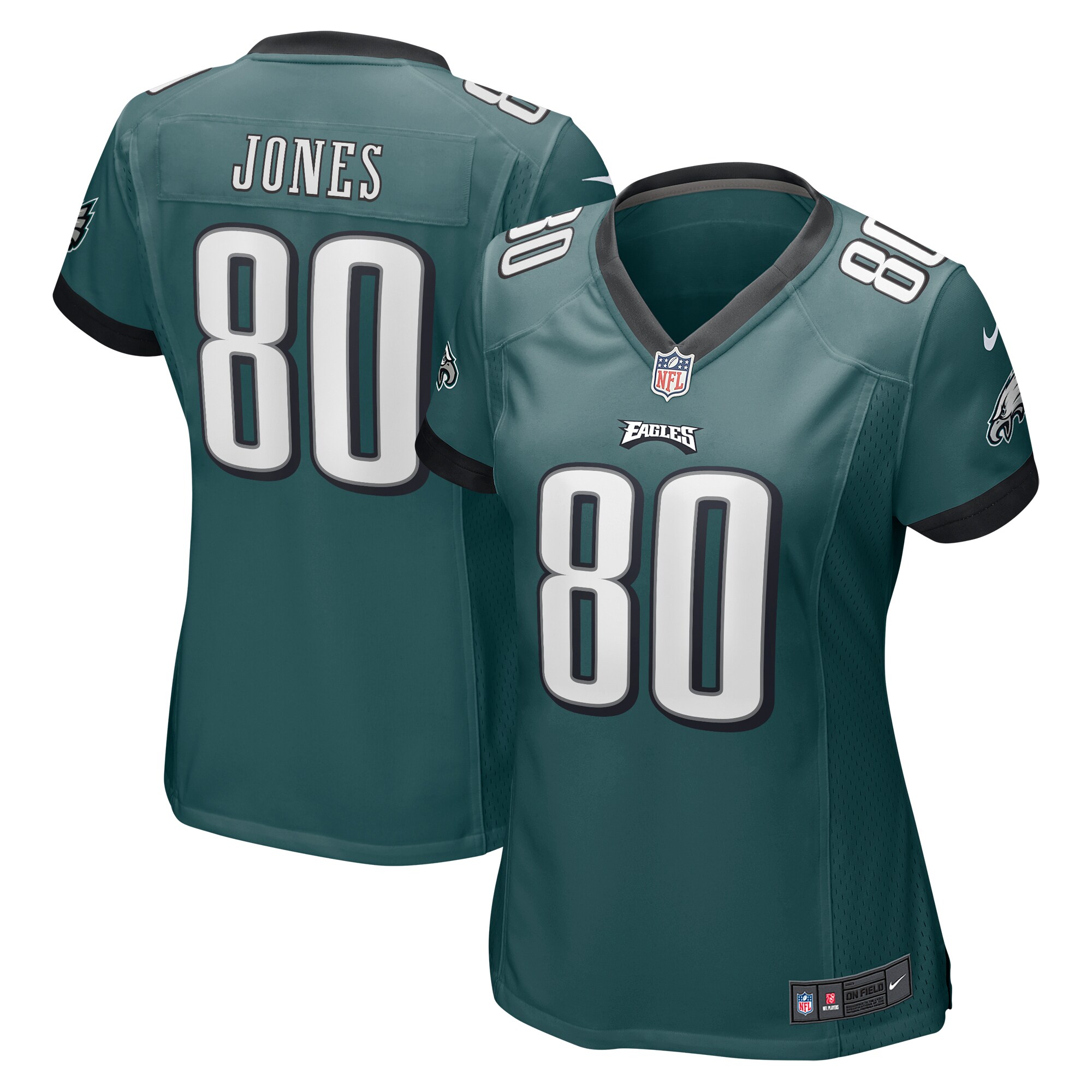 Women’s Philadelphia Eagles Julio Jones Midnight Green  Game Jersey