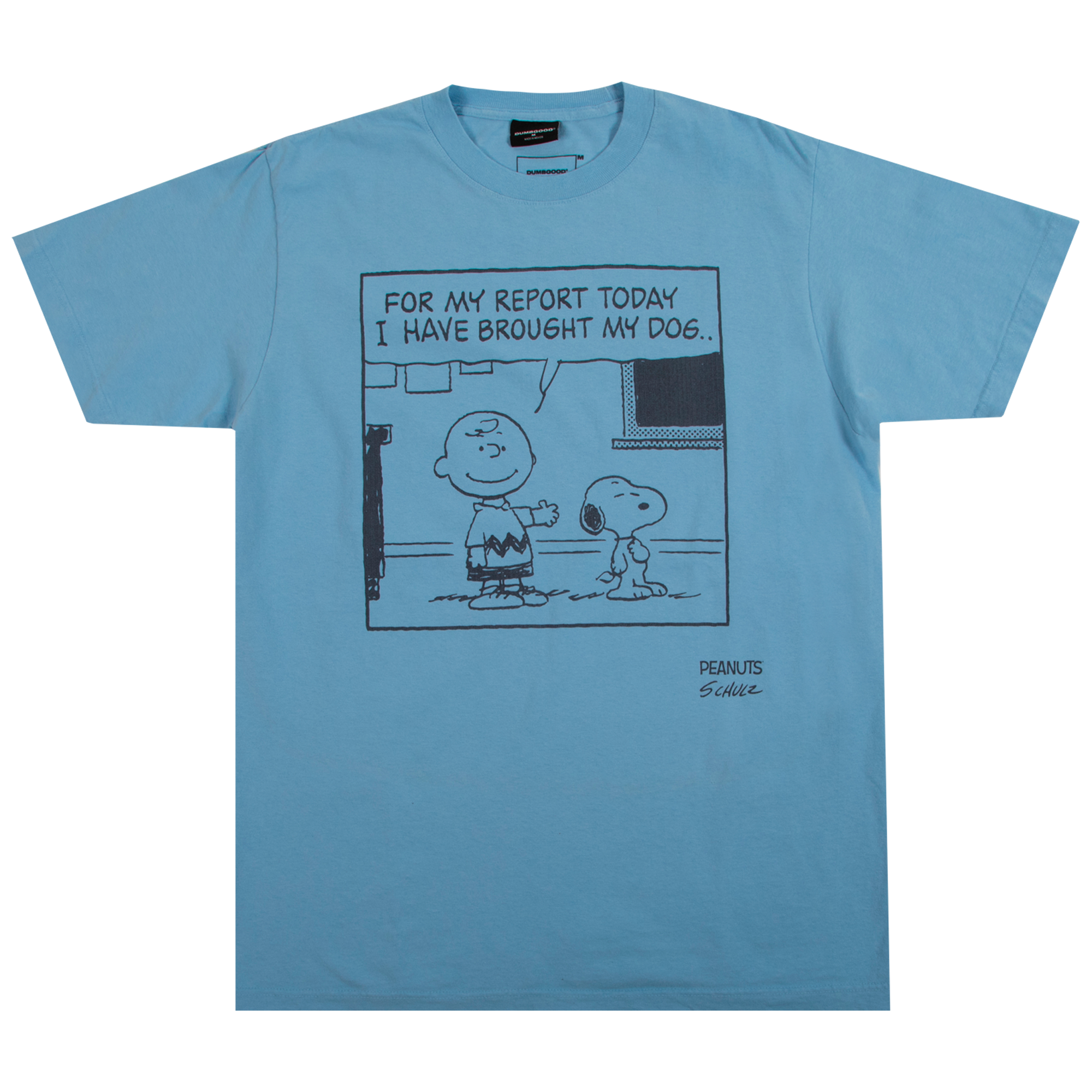 Report Comic Light Blue Tee