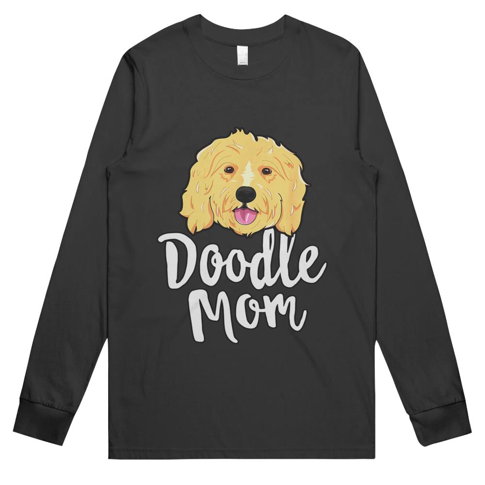 Doodle Mom  Women Goldendoodle Dog Puppy Mother Long Sleeve T Shirts