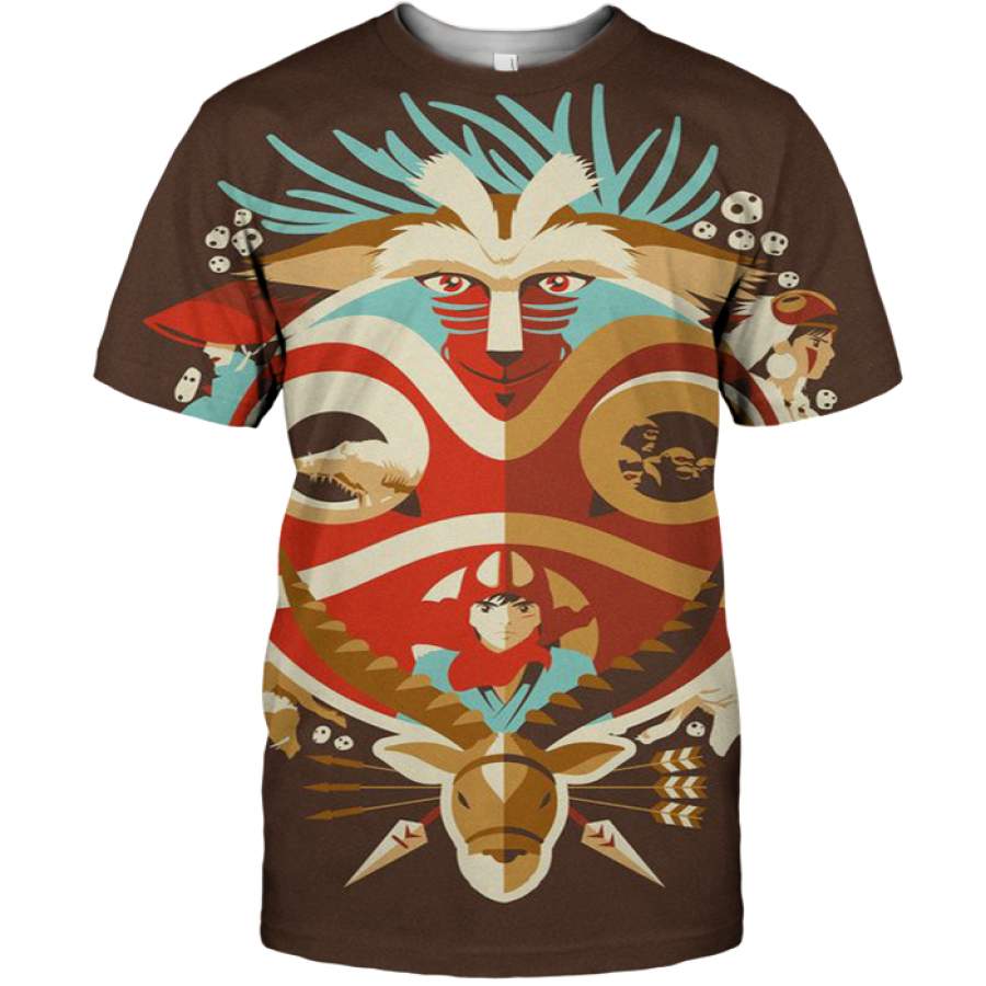 3D All Over Print Mononoke 13 Shirt