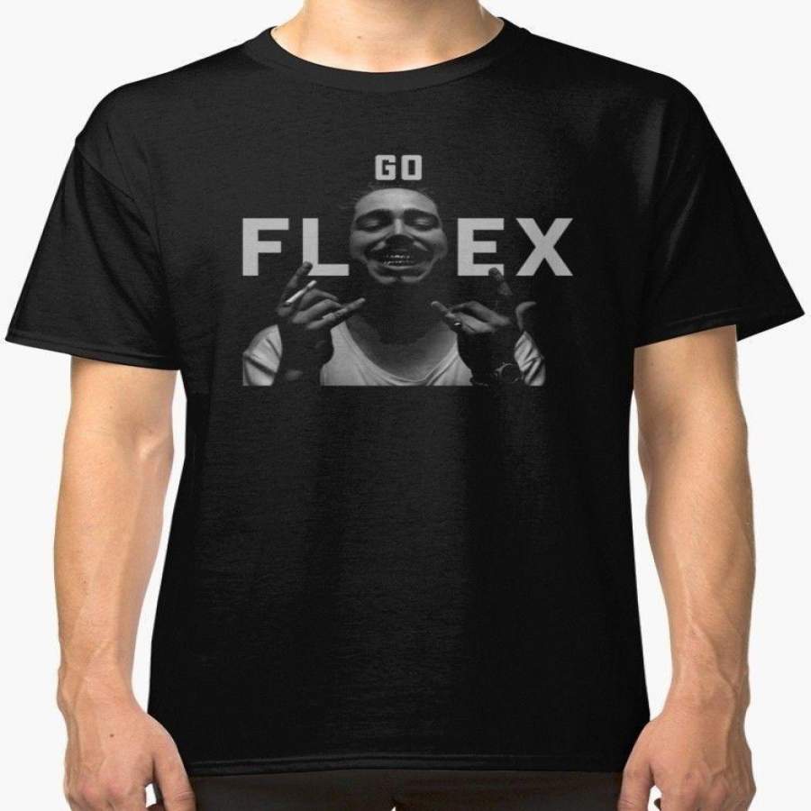 YPS Post Malone Rapper – Go Flex Men’s Black T-Shirt