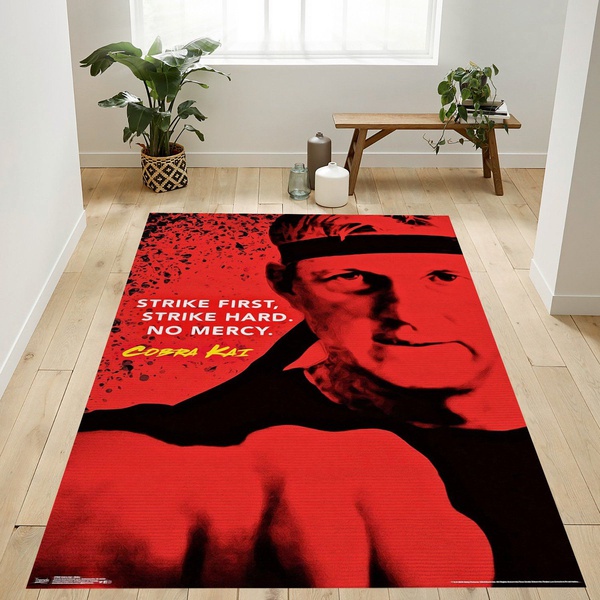 Cobra Kai Strike Area Rug For Gift, Living Room And Bed Room Rug – Home Decor  Floor Decor