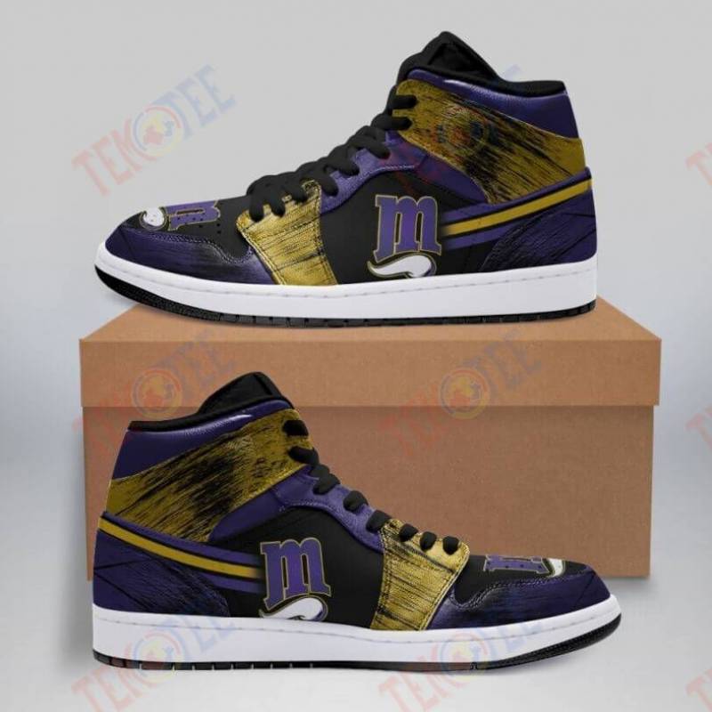 Mens Womens Minnesota Vikings X Minnesota Twins Jordan Sneakers Air Jordan Shoes TMT694