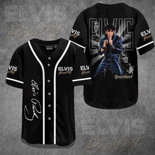 Elvis Presley Baseball Jersey Bbj-K0T9