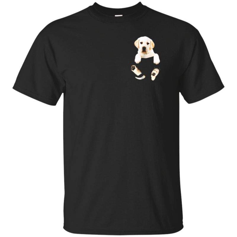 Dog In Your Pocket White Labrador Puppy Shirt