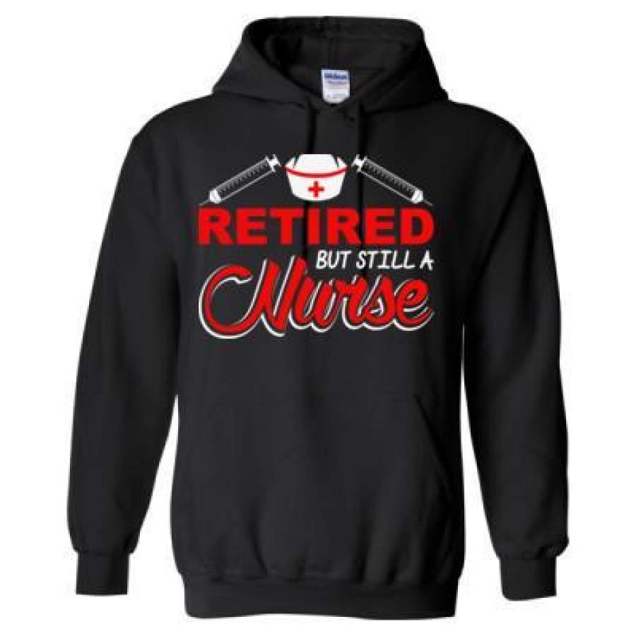 AGR Retired But Still A Nurse – Heavy Blend™ Hooded Sweatshirt