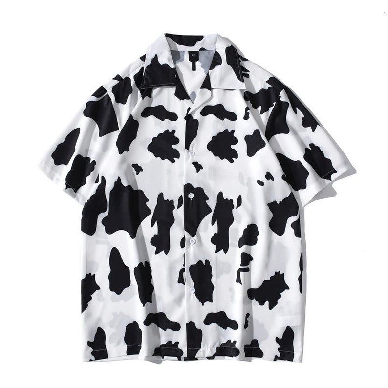 Cow Black White Amazing Design Hawaii Shirt Ha6791