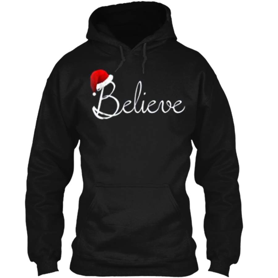 Believe Christmas  – Best Santa Christmas Tee Pullover Hoodie   Christmas Gift Ideas