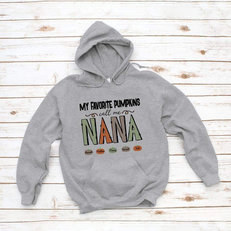 PERSONALIZED MY FAVORITE PUMPKINS CALL ME NANA SHIRT