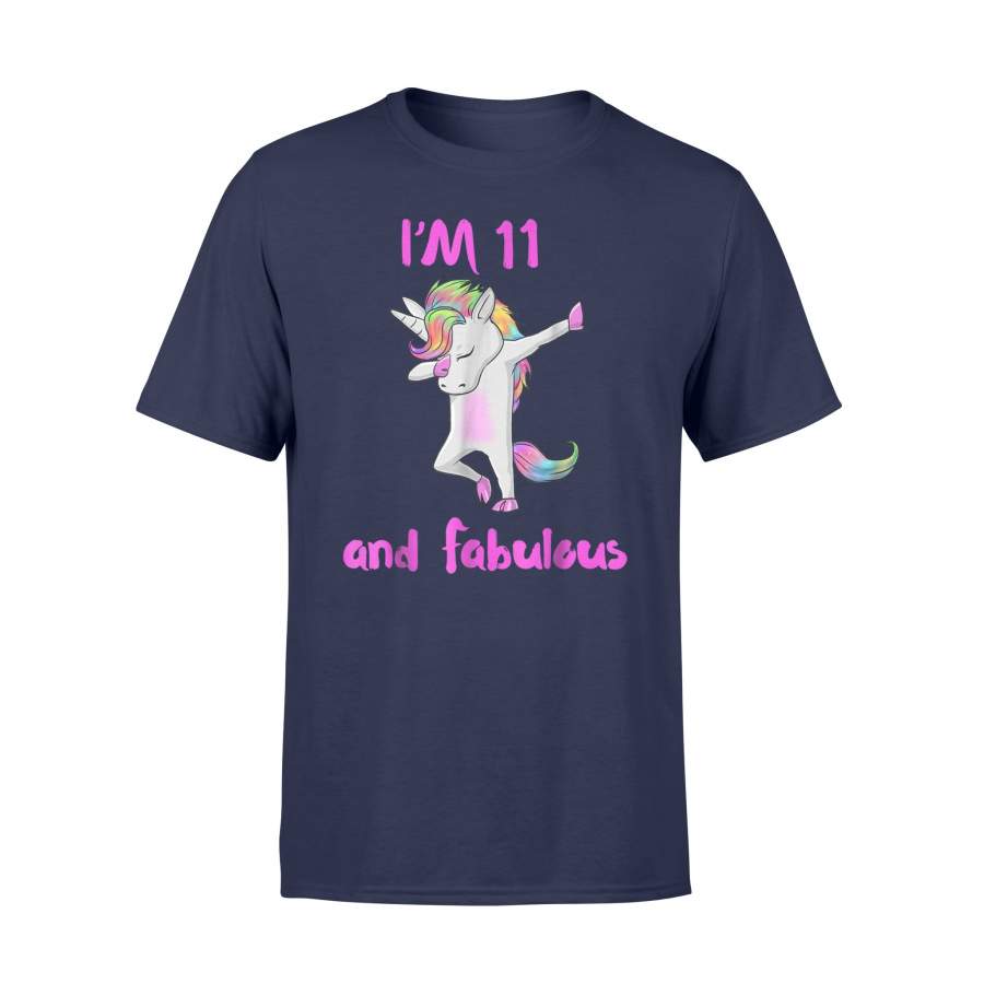 11 And Fabulous Sweet Sixteen Girls Unicorn Dab Dance T Shirt