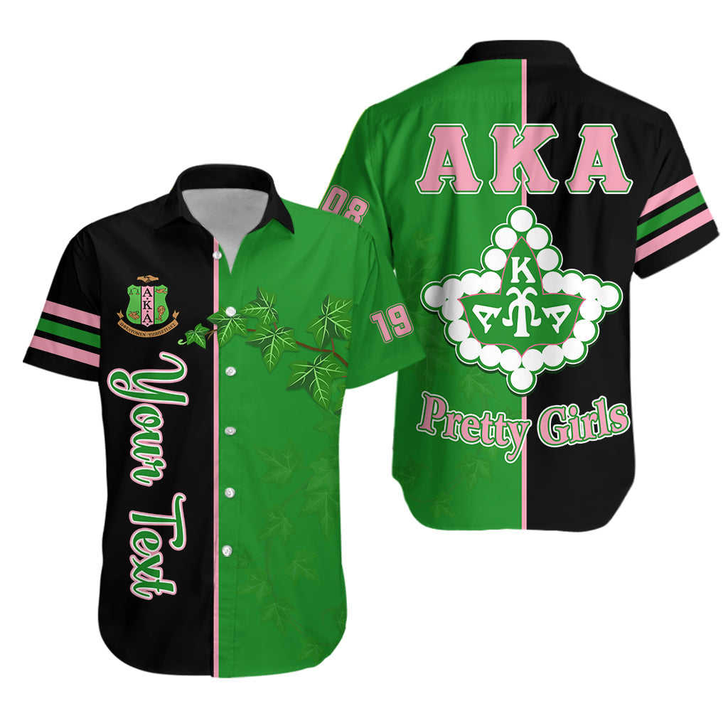 (Custom Personalised) Alpha Kappa Alpha Hawaiian Shirt Pretty Girls 1908 Impressive