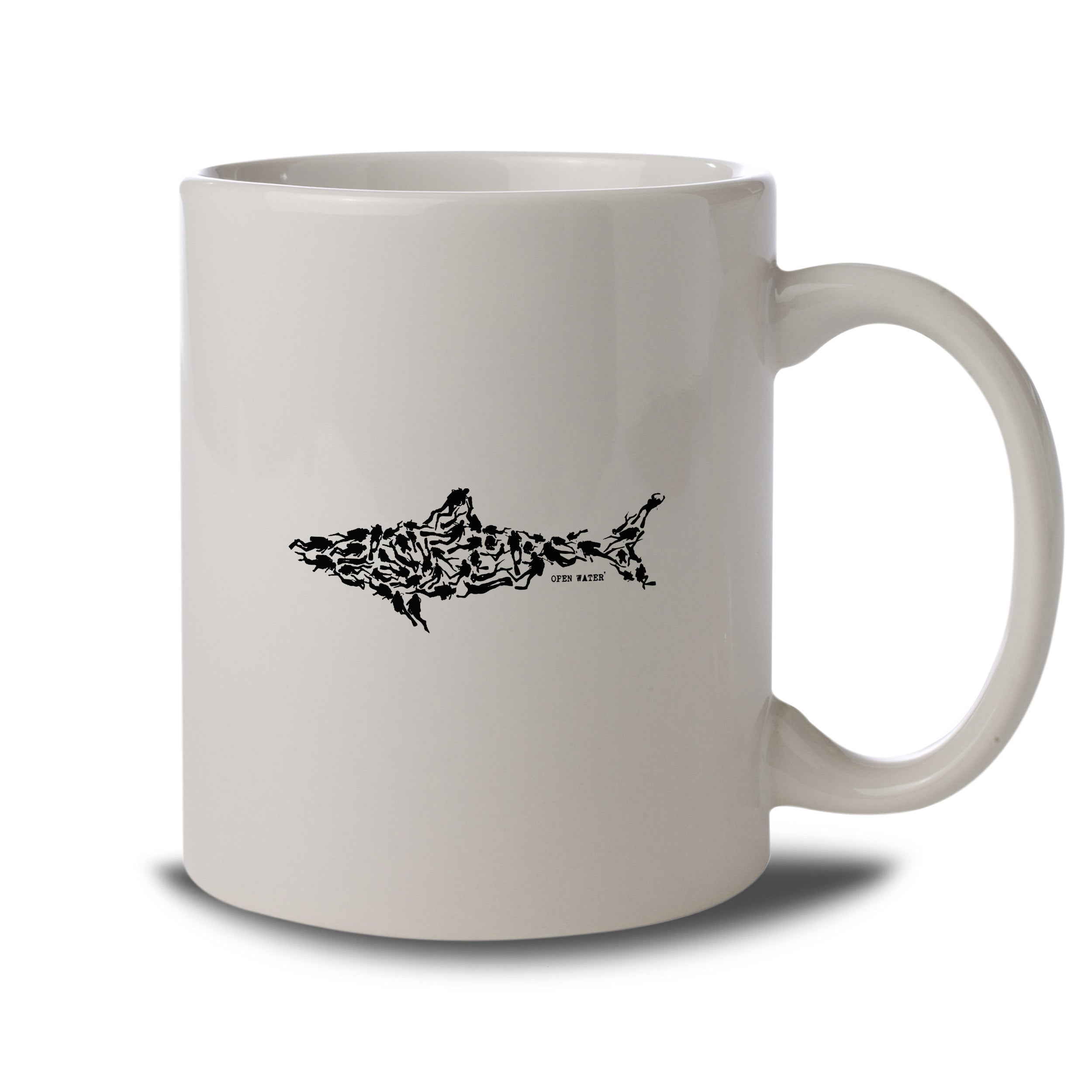 Shark Diving Divers Great White Scuba Mug