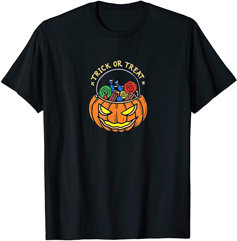 Trick or Treat Candy Pumpkin Costume Jack-o-lantern T-Shirt