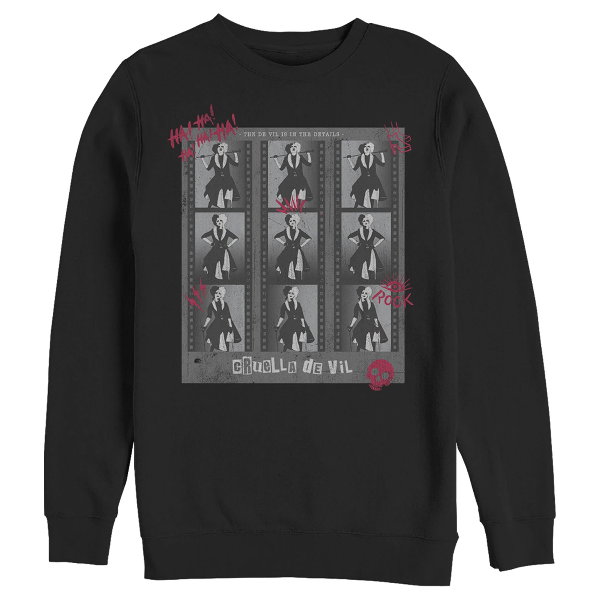 Cruella Men’S Photo Negatives  Sweatshirt