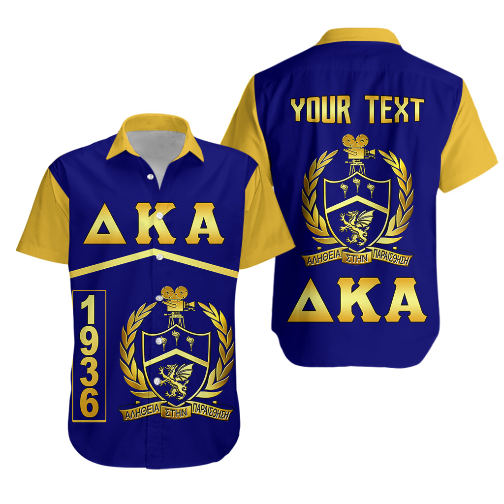 (Custom Personalised) Delta Kappa Alpha ‎‎‎‎‎‎‎‎Hawaiian Shirt Since 1936 Version Gold Lt13