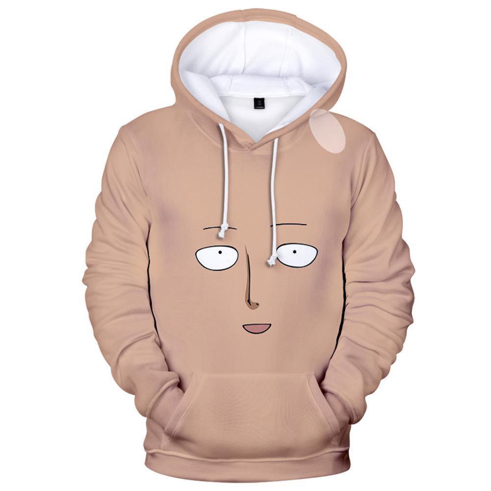 Adult One Punch Man Hoodie Halloween Cosplay Costume Hooded Sweatshirts