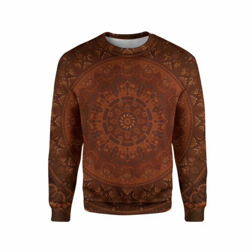 Big Elephants Mandala – Warm Sweatshirt