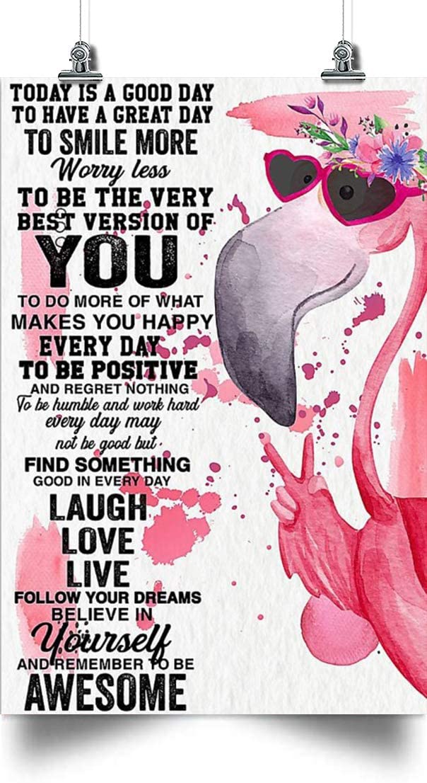 Vertical Poster – Today Is A Good Day, Laugh Love Live – Home Decoration Poster, Wall Poster, Home And Room Decoration, Gifts For Friends And Relatives, Souvenirs.