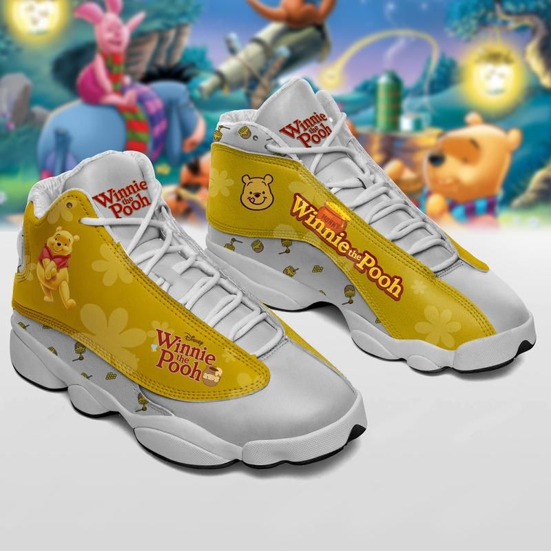 Winnie The Pooh Jordan 13 Shoes Custom Jd13 Sneakers