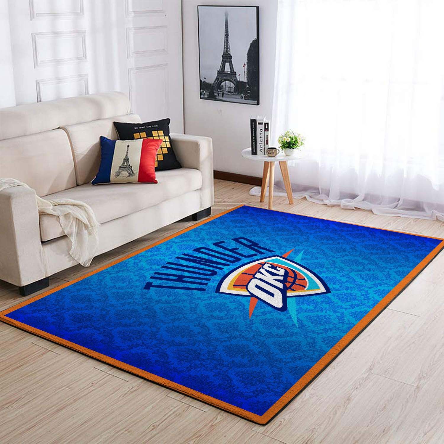 Oklahoma City Thunder Area Rugs Living Room Carpet SIC281205 Basketball Rugs Local Brands Floor Decor