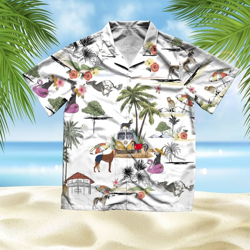 Felacia Unisex Saluki Beach Hawaii Shirt Ha44180