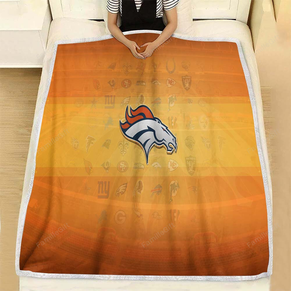 Denver Broncos  Fleece Blanket – Soft Blanket, Warm Blanket