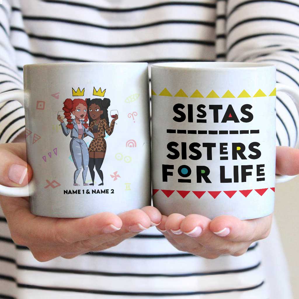 Rockin’ The Bestie Life – Personalized African American Mug