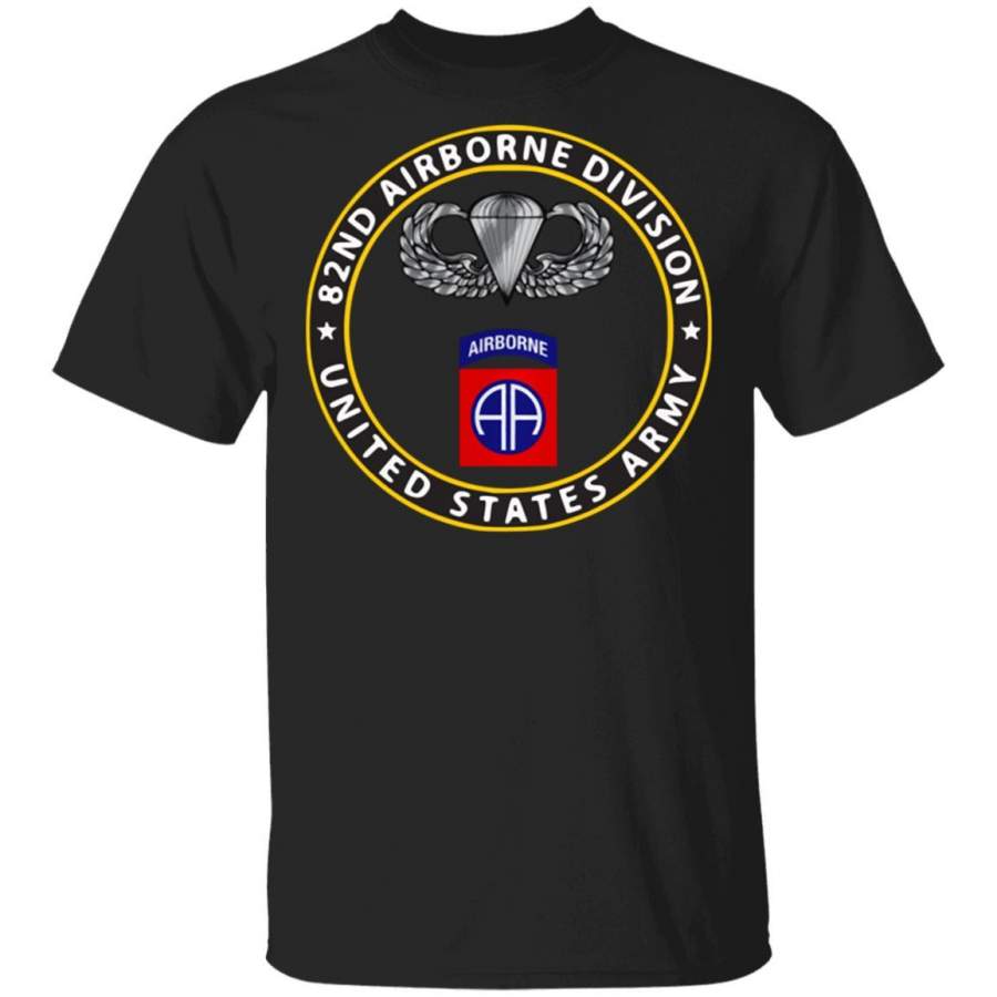 82nd Airborne Division – Parachutist Wings Circ Coffee Mug Unisex Men Women Tshirt