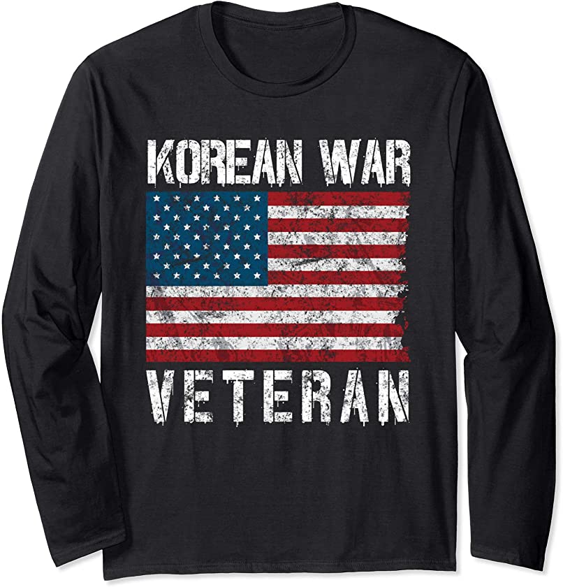 Vintage Korean War Veteran Long Sleeve T-Shirt