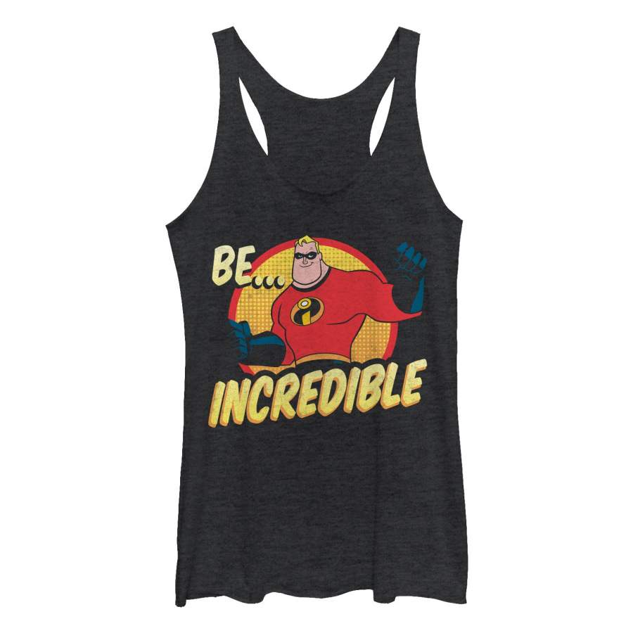 The Incredibles Women’s Be Incredible  Racerback Tank